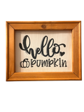 Hello Pumpkin Frame