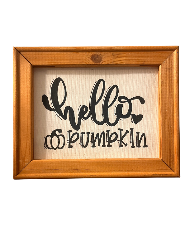Hello Pumpkin Frame