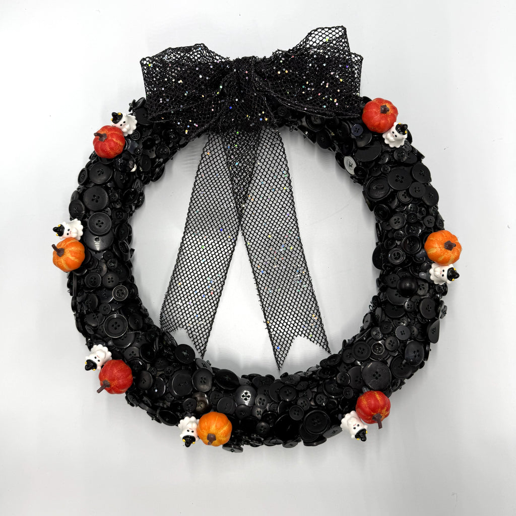Seasonal Button Wreaths